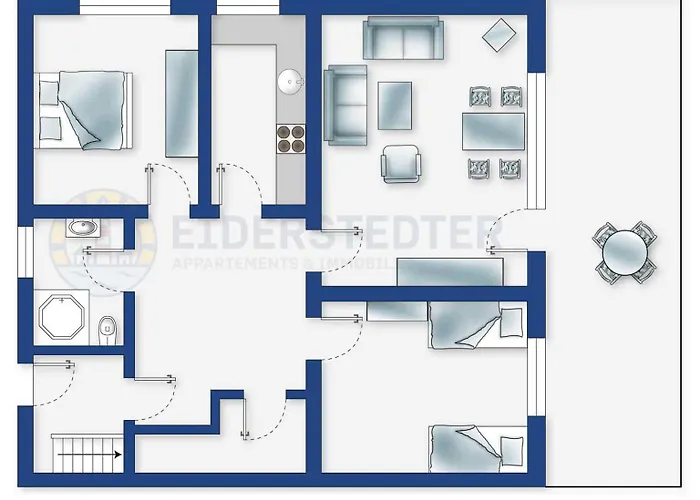Appartement Seepferdchen Id 251 *
